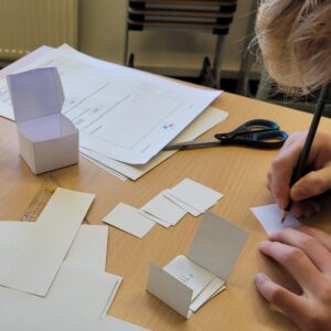 Erstellen einer Papier-Würfel-Box