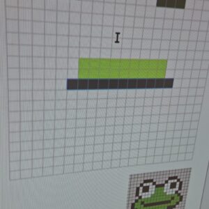 Im PC-Saal durften die BesucherInnen sich an Pixel-Art probieren.